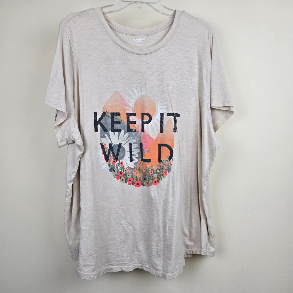 Old Navy 3X Keep It Wild Graphic T-shirt 3XL